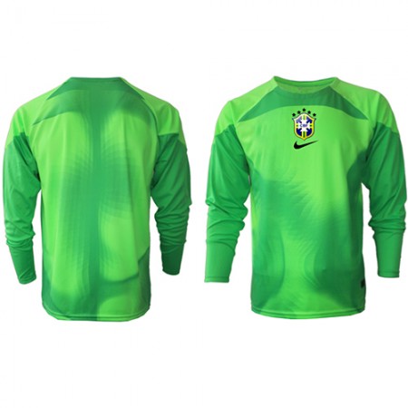 Brazil Golmanski Gostujući Nogometni Dresovi World Cup 2022 L/S